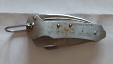 Vintage MAXAM Stainless Steel Sailors Pocket Rigging Knife Locking Marlin Spike picture