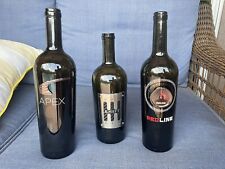 Lot of 3 Empty Wine Bottles Adobe Road Vineyard (Apex, Shift,  & Red Line) picture