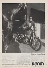 1967 Ducati 350 Sebring Motorcycle - Thoroughbred Horse Barn - Print Ad Photo picture