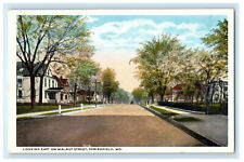 c1920s Looking East Walnut Street, Springfield Missouri MO Unposted Postcard picture