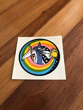 Vintage Wizard Rainbow Magic Sticker Motorcycle Novelty Decal Harley Davidson picture