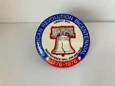 Vintage American Bicentennial 1776-1976 Liberty Bell Pinback picture