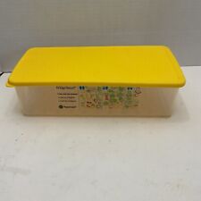 VTG Tupperware Fridge Smart Double Vented Vegtable Keeper 8.5 Cup 4352B 3 Yellow picture