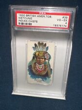 * 1930 * INDIAN CHIEFS Wetcunie BRITISH AMERICAN TOBACCO Vintage Cigarettes Card picture