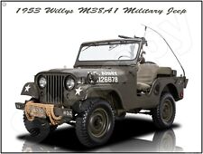 1953 Willys M38A1 Military Jeep  Metal Sign 9