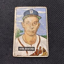 1951 Bowman Baseball #42 Vern Bickford Boston Braves picture