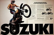 1975 Suzuki TM250 - 2-Page Vintage Motorcycle Ad picture