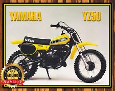 1980 Yamaha -YZ50 - Motocross - Metal Sign 11 x 14 picture