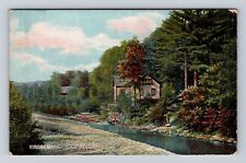 Bingham ME-Maine, Old Mill, Antique, Vintage c1912 Souvenir Postcard picture