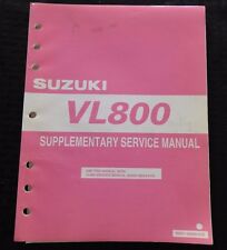 2005 SUZUKI VL1500 1500 MOTORCYCLE OWNER'S SERVICE MANUAL SUPPLEMENT CLEAN picture