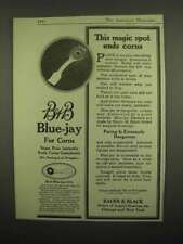 1918 Bauer & Black Blue-Jay Ad - Magic Spot Ends Corns picture