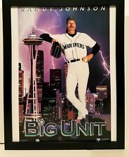 Randy Johnson Seattle Mariners Costacos Brothers 8.5x11 FRAMED Print Vintage 90s picture