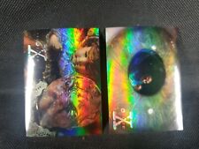 The X-Files Topps Season Three 3 2 Chromium Chase Cards 1996 X3PF1 X3PF2 VLP picture