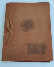 Antique Leather Bound Yale College Commencement 1913 Graduation (Rare Find) picture