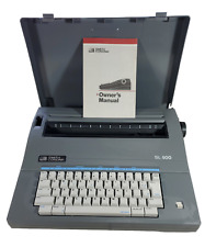 Smith Corona SL-500 Electric Typewriter With Cover and Manual picture