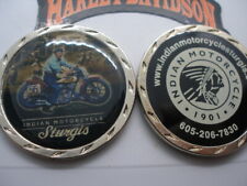 Genuine  Emblem Challenge Coin Sturgis Indian Motorcycles, Sturgis, SD picture