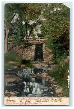 1907 Old Stone Bridge Fair Haven Vermont VT Posted Antique Postcard picture
