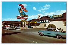 c1960 Ranchinn Motor Lodge East Idaho Street Road Elko Nevada Vintage Postcard picture