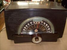1954 General Electric GE Atomic 440 Radio 7 tube Art Deco - Low sound  picture