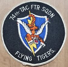 Original USAF 74th Tactical Fighter Squadron Patch / Vietnam Era / Flying Tigers picture