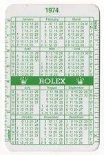 ROLEX 1974 1975 GREEN CALENDAR Submariner 5512 5513 1680 Red Writing Tropical / picture