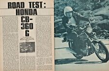 1974 Honda CB360G - 6-Page Vintage Motorcycle Road Test Article picture