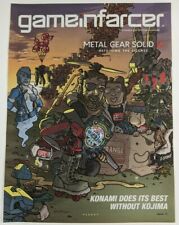GameInfarcer Metal Gear Solid Parody Print Ad Game Poster Art PROMO Konami MGS picture