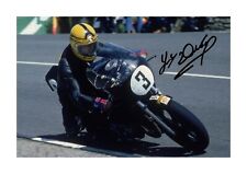 Joey Dunlop 9 A4 reproduction autograph choice of frame picture