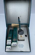 Vintage Eagle Turquoise 17 Drafting Pencil w/ Sharpener & Lot of Drawing Leads picture