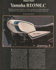 1980 Yamaha RD350LC - 10-Page Vintage Motorcycle Road Test Article picture