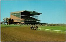 1960s WINNIPEG Manitoba Canada Postcard ASSINIBOIA DOWNS Race Track Horse Racing picture