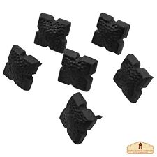 Medieval Decoration Nails Hardware Solid Cast Iron Functional Accessory Set of 6 picture