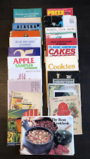 Vintage Old Recipe Pamphlet Lot of 22 From 1928 to 1995 picture