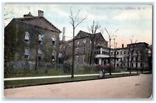 1918 General Hospital Building Street View Buffalo New York NY Antique Postcard picture