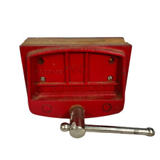 Vintage Craftsman #391-5191 Bench Vise Red Metal Under Bench Mount Wood Working picture