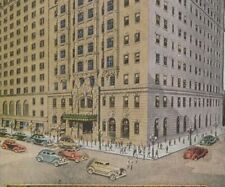New Hotel Monteleone New Orleans Louisiana autos c1930 linen postcard B58 picture