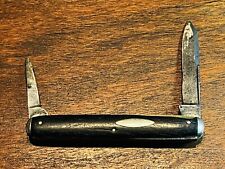 Vintage 1930s Robeson Shuredge Wood Handle 2 Blade Folding Pocket Knife picture