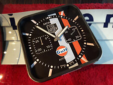 TAG HEUER GULF EDITION DEALER PROMOTION WALLCLOCK picture
