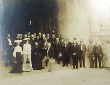 St Louis World's Fair Louisiana Purchase Exposition Group Cabinet Photo 1904 picture