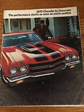 1970 Chevrolet Chevelle Sales Brochure - Vintage picture