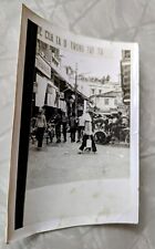 Vintage Original Photograph Bien Hoa Vietnam War Era Vietnamese People Shopping  picture
