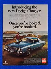 1976 DODGE CHARGER DAYTONA ORIGINAL COLOR PRINT AD TOM SELLECK MAGNUM P.I. picture