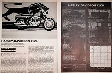 1969 Harley-Davidson XLCH Sportster -5-Page Vintage Motorcycle Road Test Article picture