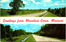 Greetings from Mountain Grove Missouri Highways 1959 Teich Chrome Postcard UNP picture