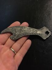 Indian Motorcycles Bottle Opener Solid Aluminum Metal Patina Beer Brewery Soda picture