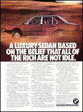 1979 BMW 528i Luxury Sedan Original Advertisement Print Art Car Ad K125 picture