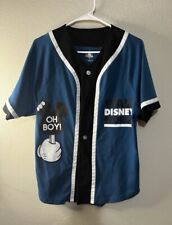 Disney world Park 1971 Baseball Jersey Men Blue Oh Boy Mickey Mouse 71 Sm picture