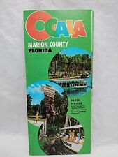 Vintage 1967 Ocala Marion County Florida Brochure Map picture