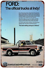 1979 Ford Official Indy Truck Vintage LOOK Reproduction metal sign picture