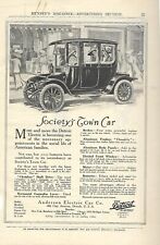 Anderson Electric Car Co 1890's era Magazine Ad picture